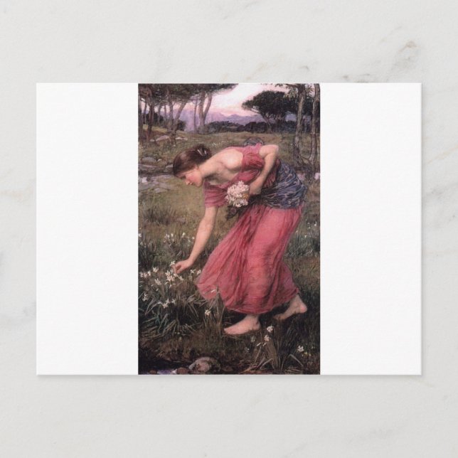 Carte Postale John William Waterhouse - Narcissus - Beaux-Arts (Devant)