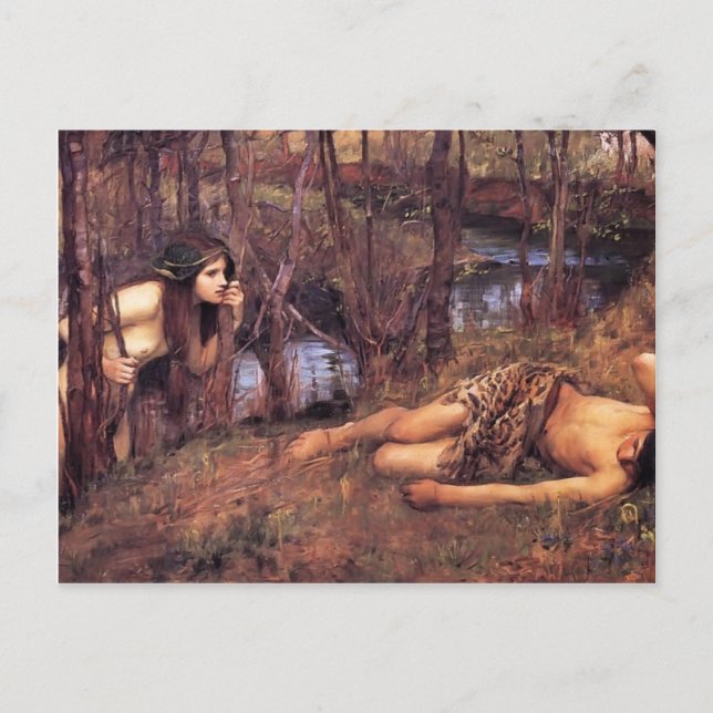 Carte Postale John William Waterhouse- The Naiad (Devant)