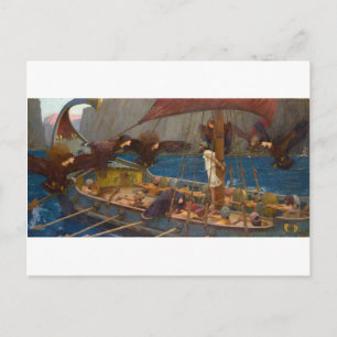 Carte Postale John William Waterhouse - Ulysse et les Sirènes