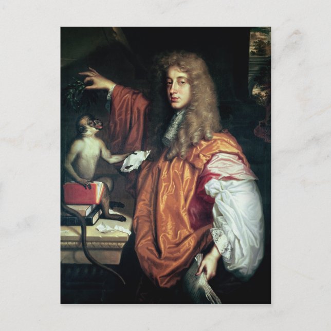 Carte Postale John Wilmot 2e comte de Rochester, c.1675 (Devant)