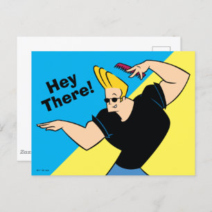 Carte Postale Johnny Bravo Coiffure