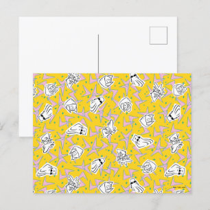 Carte Postale Johnny Bravo Motif de caractères