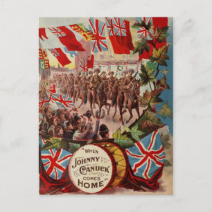 Carte postale "Johnny Canuck"