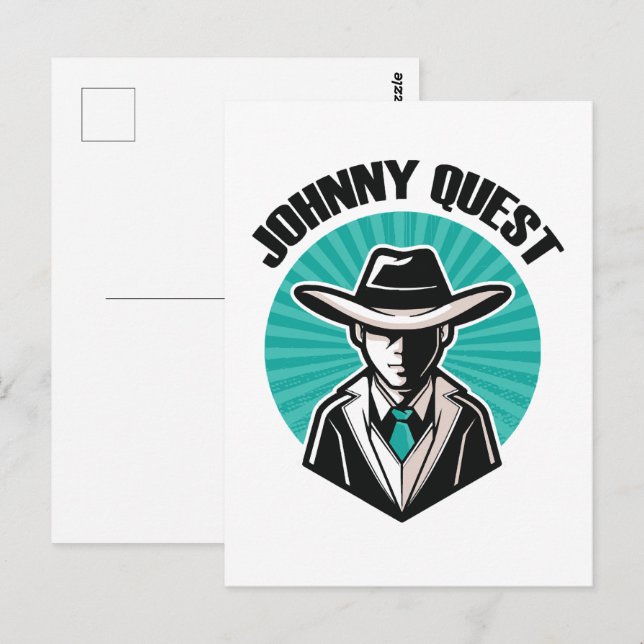 Carte Postale Johnny Quest (Devant / Derrière)