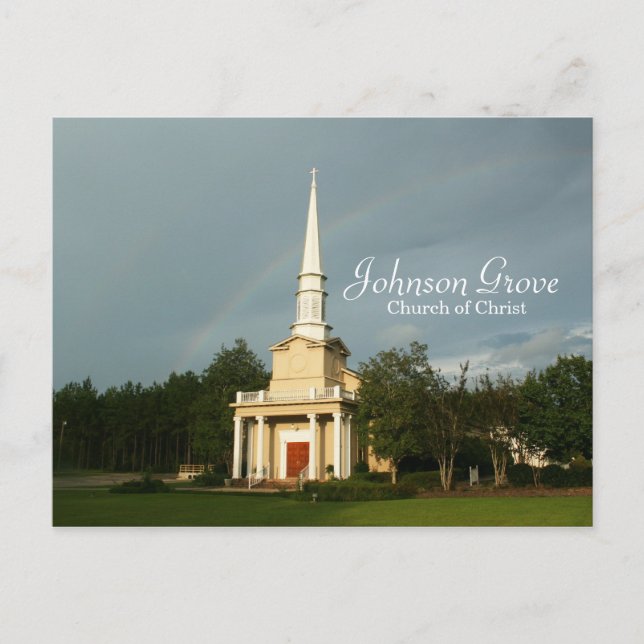 Carte Postale Johnson Grove COC Arc-en-ciel avec impression (Devant)