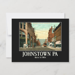Carte Postale Johnstown PA Main St 1910