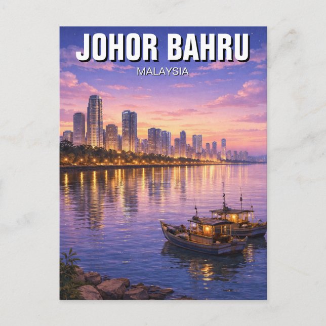 Carte Postale Johor Bahru Malaysia (Devant)