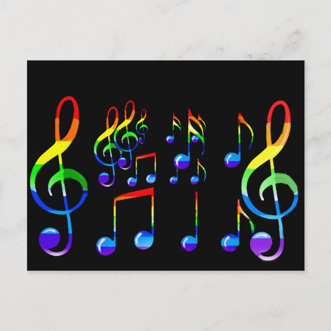 Carte Postale Joie De La Musique Vit_ (Devant)