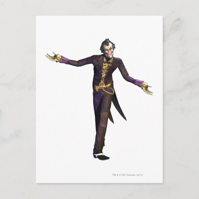 Carte Postale Joker Arms Out (Devant)
