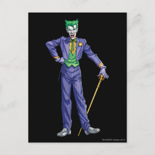 Carte Postale Joker se tient avec Cane