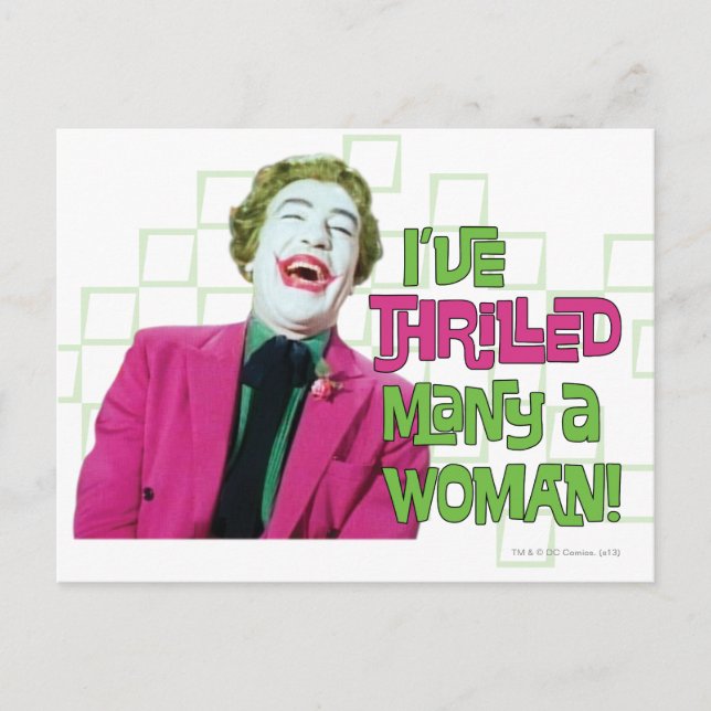 Carte Postale Joker - Thrill (Devant)