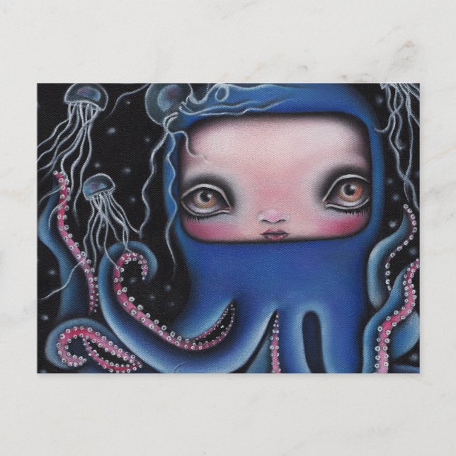 Carte Postale Jolenta Octopus Girl (Devant)