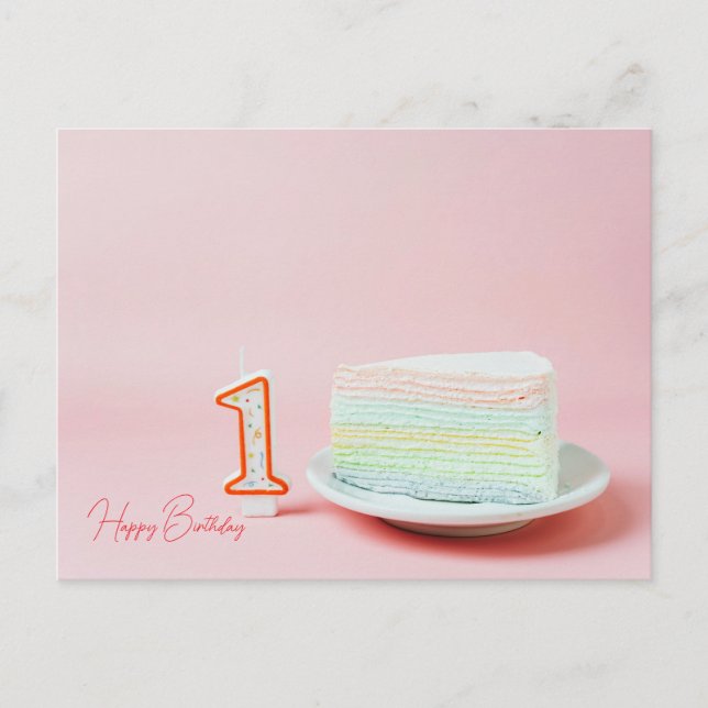 CARTE POSTALE JOLI ANNIVERSAIRE (Devant)