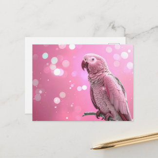 Carte Postale Joli Bokeh Gris Africain