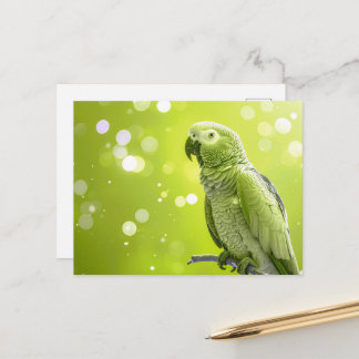 Carte Postale Joli Bokeh Gris Africain