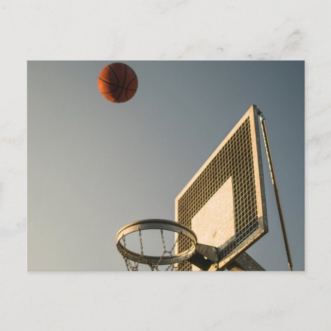 Carte Postale Joli cadeau de basketball (Devant)