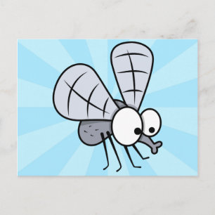 Carte Postale Joli Cartoon House Fly