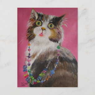 Carte Postale joli chat