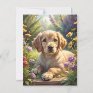 Carte Postale Joli chiot