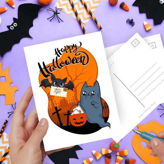 Carte Postale Joli courrier Halloween (Créateur téléchargé)