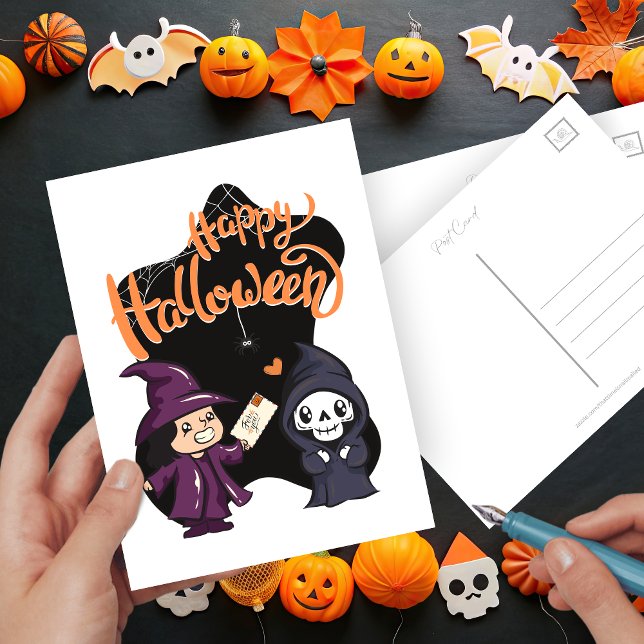 Carte Postale Joli courrier Halloween (Créateur téléchargé)