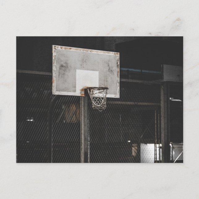 Carte Postale Joli design basket-ball (Devant)