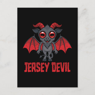 Carte Postale Joli Diable du Jersey des Pine Barrens