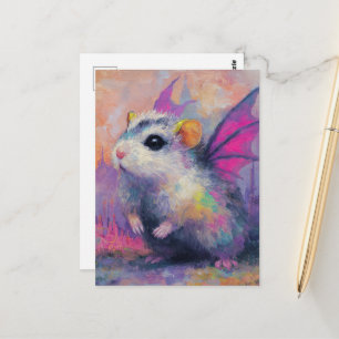 Carte Postale Joli dragon hamster