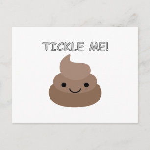 Carte Postale Joli Émoji Caca Qui Me Chatouille