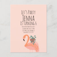 Joli Flamant rose Plante fête d'anniversaire rose