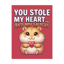 Joli hamster de la Saint-Valentin – Vous avez volé
