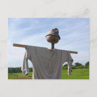 Carte Postale Joli jardin Scarecrow Nature