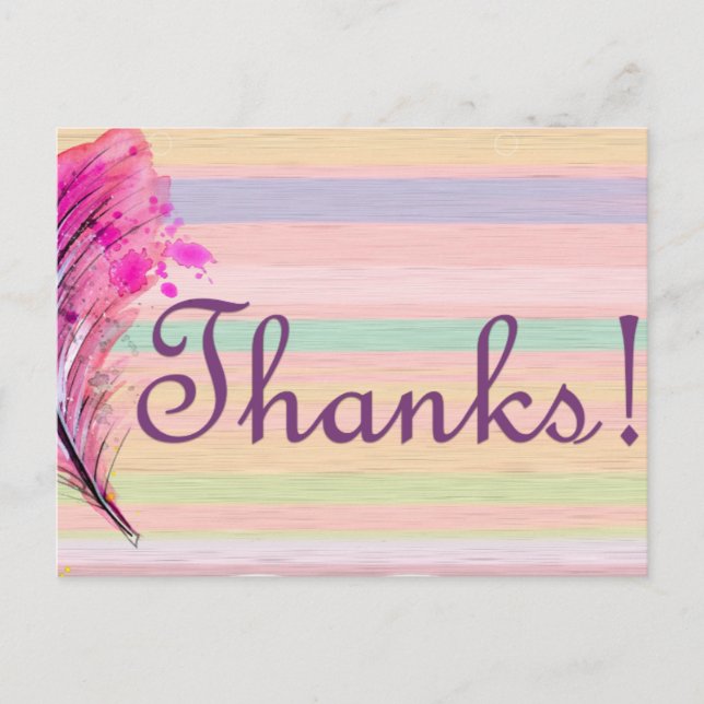 Carte Postale Joli Merci (Devant)