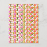 Joli Motif de texte d'anniversaire coloré