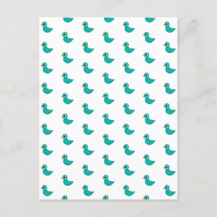 Carte Postale Joli oiseau bleu