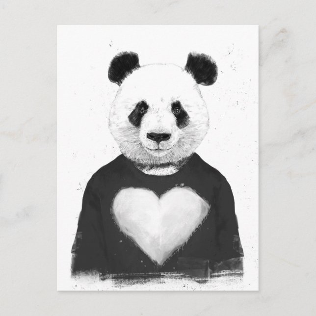 Carte Postale Joli panda (Devant)