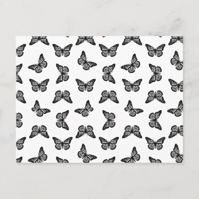 Carte Postale Joli papillons Vintages (Devant)