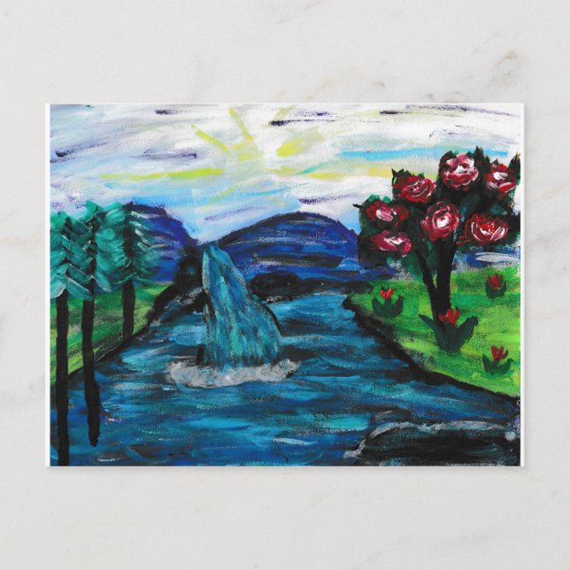 Carte Postale Joli paysage (Devant)