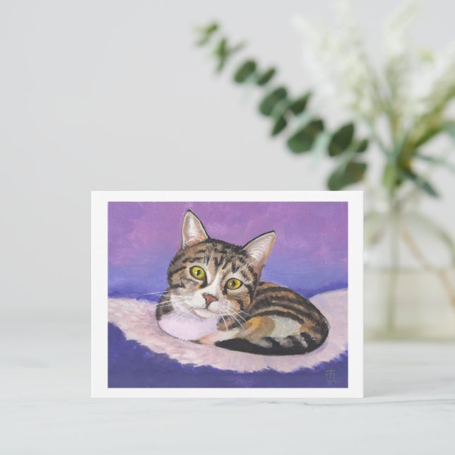 Carte Postale Joli petit chat (Debout devant)
