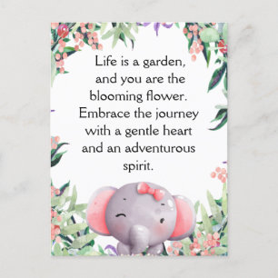 Carte Postale Joli petit éléphant