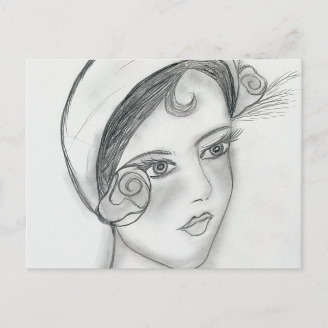 Carte Postale Joli Rose (Devant)