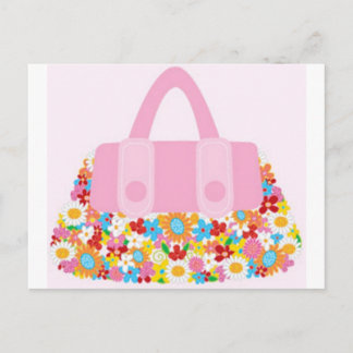Carte Postale joli sac