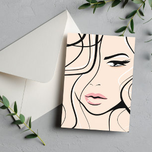 Carte Postale Joli visage féminin