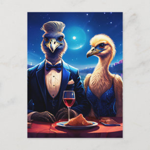 Carte Postale Jolie autruche