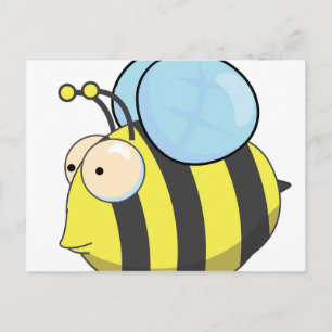 Carte Postale Jolie bumble abeille