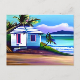 Carte Postale Jolie eau bleue   Art océanique