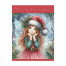 Jolie Fée Joyeux Noël