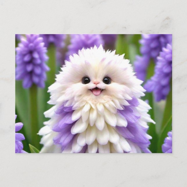 Carte Postale Jolie Fleur Jardin (Devant)