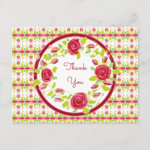 Carte Postale Jolie Fleur Merci