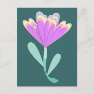 Carte Postale Jolie fleur violette